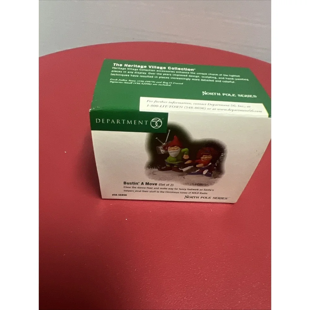 Department 56 North Pole Series Bustin‎ A Move 56850 Brand New 2003 Elves Dance